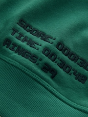Green Sonic Hoodie (3-16yrs) - Image 4 of 5