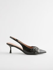 črna - Čevlji z nizko petko in pentljo Forever Comfort® - Slika 3 iz 7
