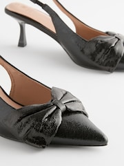 črna - Čevlji z nizko petko in pentljo Forever Comfort® - Slika 5 iz 7
