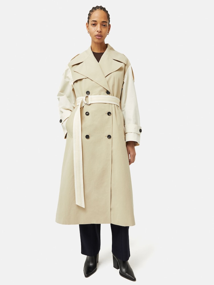 Jigsaw Panelled Trench Coat - Image 1 of 6
