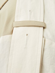 Jigsaw Panelled Trench Coat - Image 5 of 6
