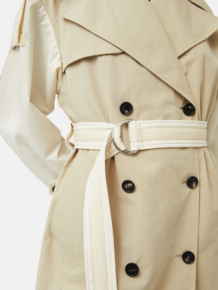 Jigsaw Panelled Trench Coat - Image 6 of 6
