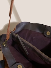 Bolso de mano de cuero Hannah de White Stuff - Imagen 4 de 4
