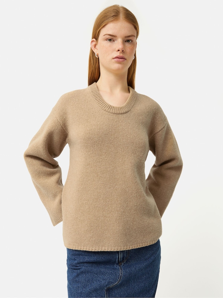 Jigsaw Merino U-Neck Jumper - Image 1 of 6