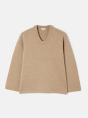 Jigsaw Merino U-Neck Jumper - Image 6 of 6