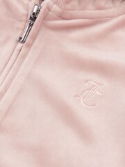 Juicy Couture Девочки с тональным велюром на молнии через худи - Изображение 7 из 7