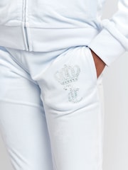 بنطلون رياضي بخصر منخفض وحافة خصر عميقة للبنات من Juicy Couture - صورة 8 من 8