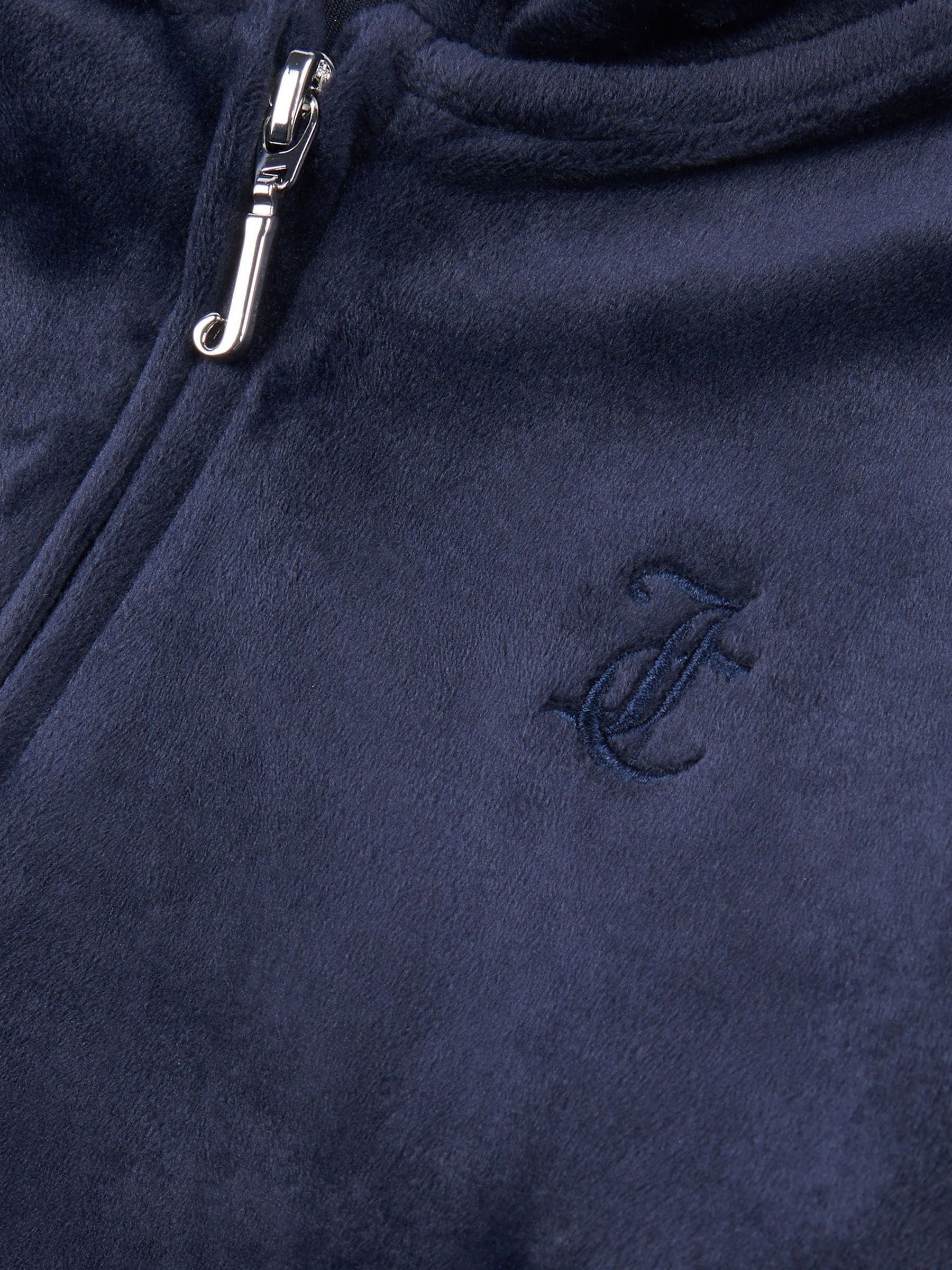 Juicy couture velour zip hoodie top
