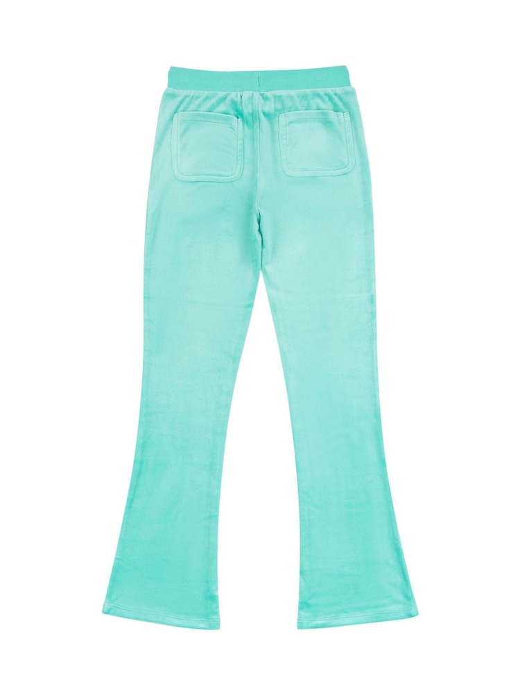 Juicy Couture Navy Blue Girls Diamanté Bootcut Joggers - Image 2 of 7
