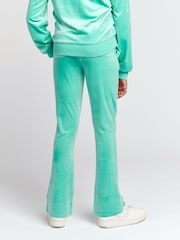 Juicy Couture Navy Blue Girls Diamanté Bootcut Joggers - Image 5 of 7