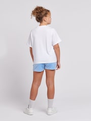 Juicy Couture Blue Girls 100% Cotton Diamond T-Shirt and Shorts Set - Image 2 of 10