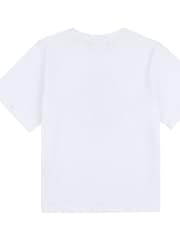 Juicy Couture Blue Girls 100% Cotton Diamond T-Shirt and Shorts Set - Image 8 of 10