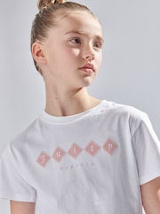 Weiß - Juicy Couture Mädchen-T-Shirt, 100% Baumwolle - Bild 3 von 8