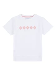 Weiß - Juicy Couture Mädchen-T-Shirt, 100% Baumwolle - Bild 6 von 8