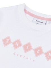 Weiß - Juicy Couture Mädchen-T-Shirt, 100% Baumwolle - Bild 8 von 8
