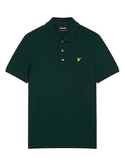 كاكي أخضر - قميص بولو سادة من Lyle & Scott - صورة 5 من 5
