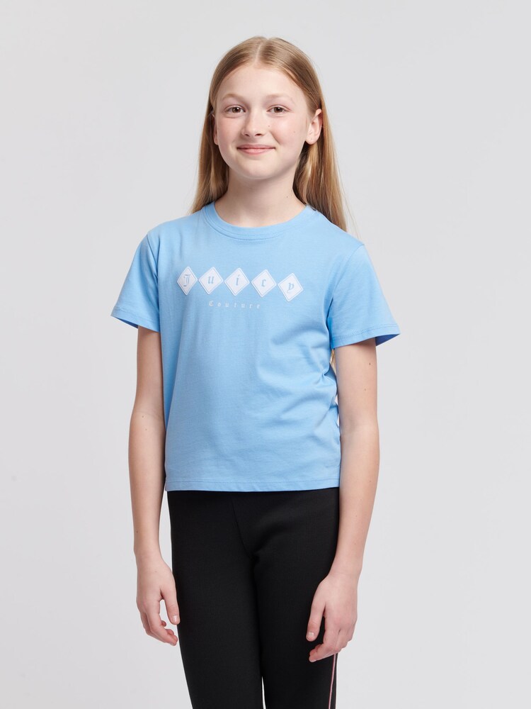 Blau - Juicy Couture Mädchen-T-Shirt, 100% Baumwolle - Bild 1 von 7
