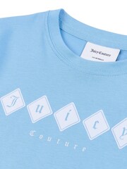 Blau - Juicy Couture Mädchen-T-Shirt, 100% Baumwolle - Bild 7 von 7