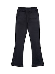 Juicy Couture Black Girls Diamanté Bootcut Joggers - Image 6 of 7