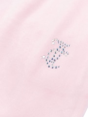 Juicy Couture Light Pink Girls Diamanté Bootcut Joggers - Image 7 of 7