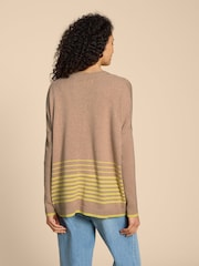 White Stuff Natural Lily Longline Cardigan - Image 2 of 7