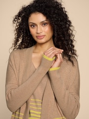 White Stuff Natural Lily Longline Cardigan - Image 4 of 7