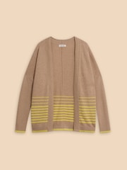 White Stuff Natural Lily Longline Cardigan - Image 5 of 7