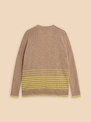 White Stuff Natural Lily Longline Cardigan - Image 6 of 7