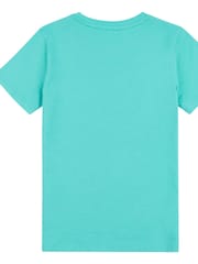 أزرق داكن أزرق - Juicy Couture Girls Classic Fit 100% Cotton Diamanté T-Shirt - صورة 6 من 7