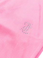 Juicy Couture Dark Pink Girls Diamanté Bootcut Joggers - Image 7 of 7