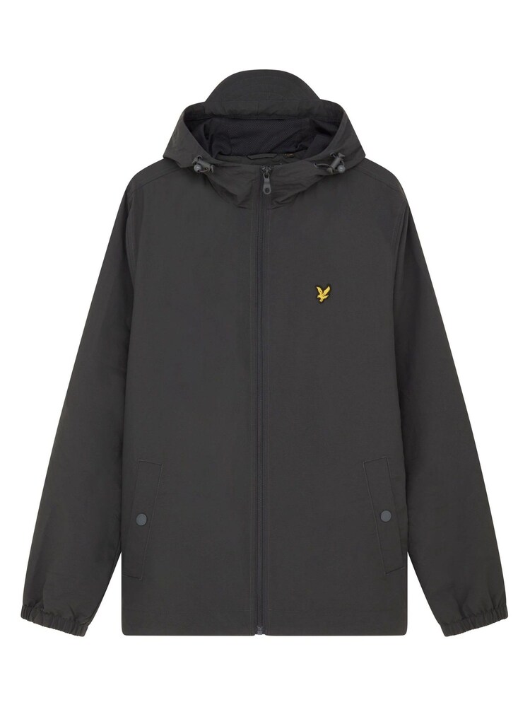 Lyle & Scott Grey Zip Through Hooded Jacket - Image 5 of 5