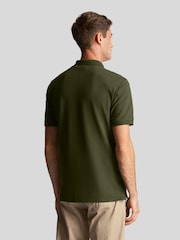 Lyle & Scott Olive Green Classic Polo Shirt - Image 2 of 5