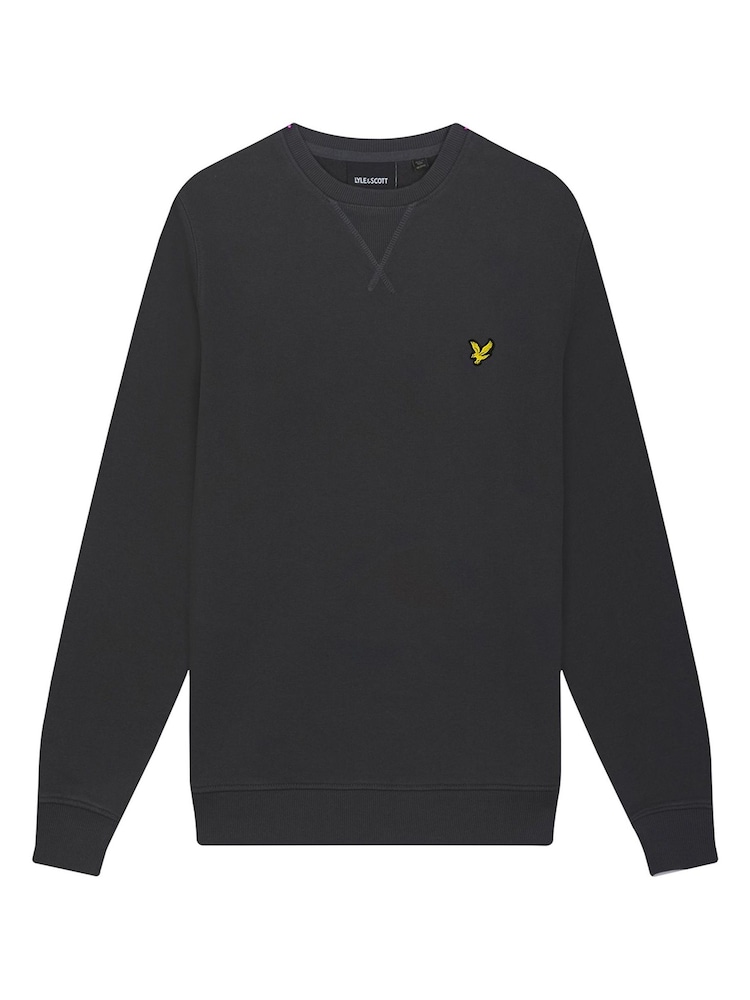 Lyle & Scott Grey 100% Cotton Crew Neck Sweatshirt - Image 5 of 5