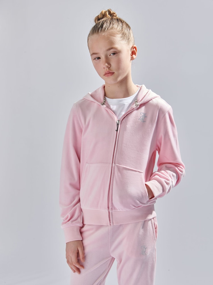 Толстовка на молнии со стразами Juicy Couture - Изображение 1 из 8