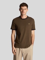 Lyle & Scott, T-Shirt mit Kontrasttasche aus 100 % Baumwolle - Bild 1 von 5