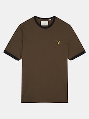 Lyle & Scott, T-Shirt mit Kontrasttasche aus 100 % Baumwolle - Bild 5 von 5