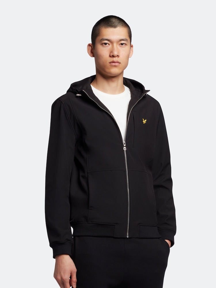 Lyle & Scott Black Softshell Jacket - Image 1 of 5
