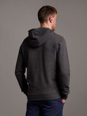 Lyle & Scott Grey 100% Cotton Zip Through Hoodie - Image 2 of 5
