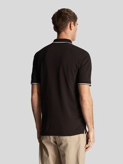 Lyle & Scott Black Tipped Polo Shirt - Image 2 of 5