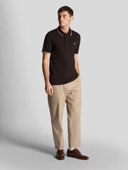 Lyle & Scott Black Tipped Polo Shirt - Image 3 of 5