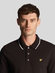 Lyle & Scott Black Tipped Polo Shirt - Image 4 of 5