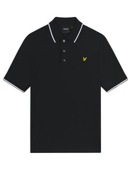 Lyle & Scott Black Tipped Polo Shirt - Image 5 of 5