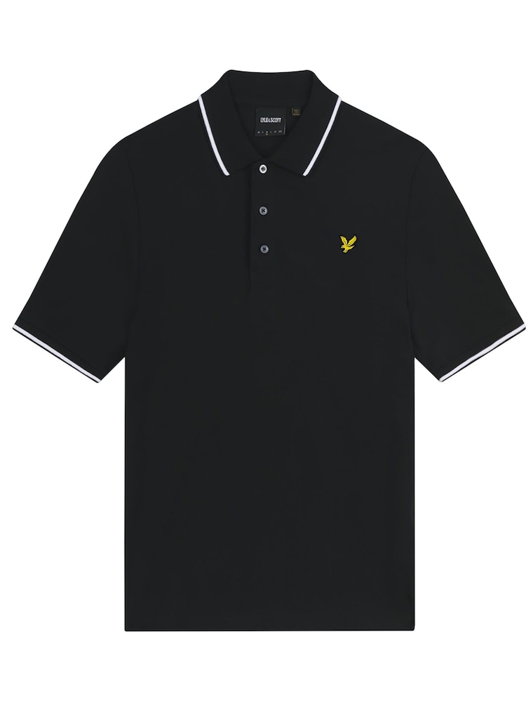 Lyle & Scott Black Tipped Polo Shirt - Image 5 of 5