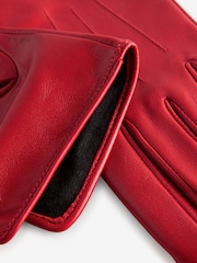 Red Leather Gloves - Image 6 of 6