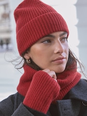 Rouge - Bonnet en laine et cachemire Chapeaux - Image 2 de 8