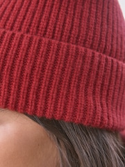 Rouge - Bonnet en laine et cachemire Chapeaux - Image 5 de 8
