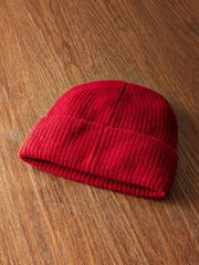 Rouge - Bonnet en laine et cachemire Chapeaux - Image 6 de 8