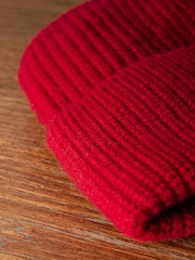Rouge - Bonnet en laine et cachemire Chapeaux - Image 7 de 8