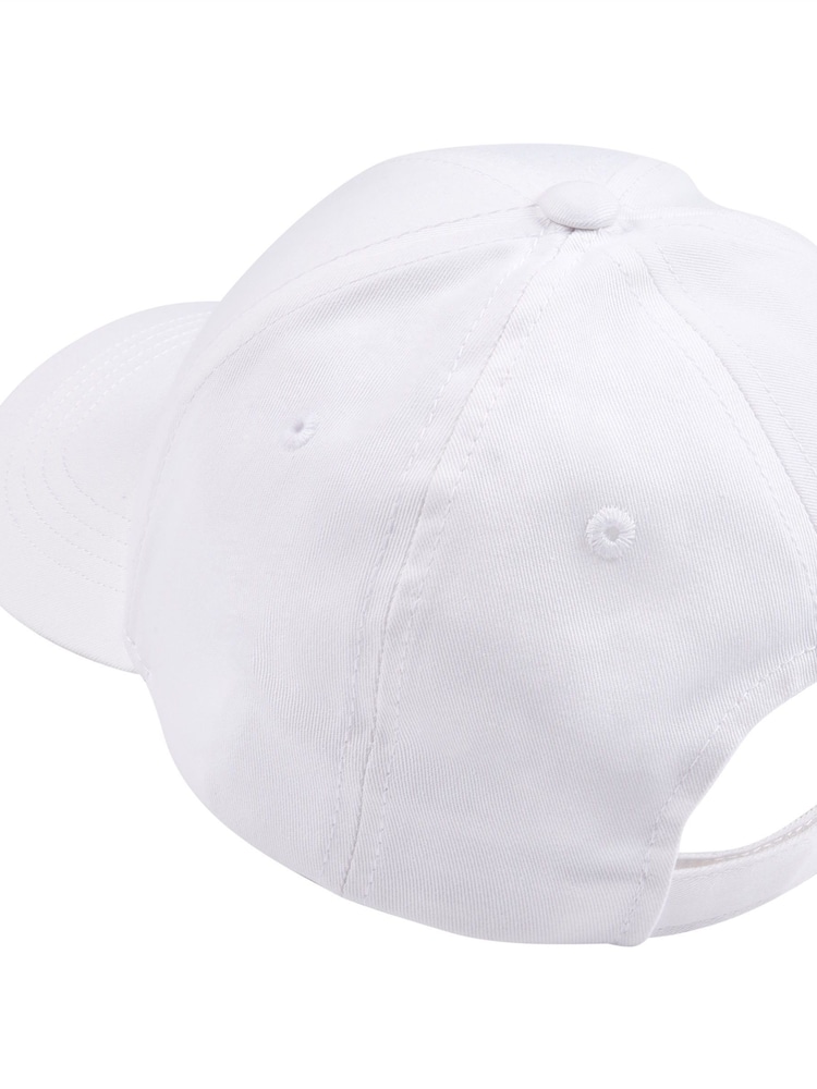 Jack Wills White Girls Block Logo 100% Cotton Cap - Image 2 of 2