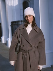 Cream Wool Cashmere Beanie Hat - Image 2 of 8